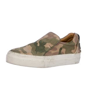 Buscemi Camo Suede Slip-On Sneakers